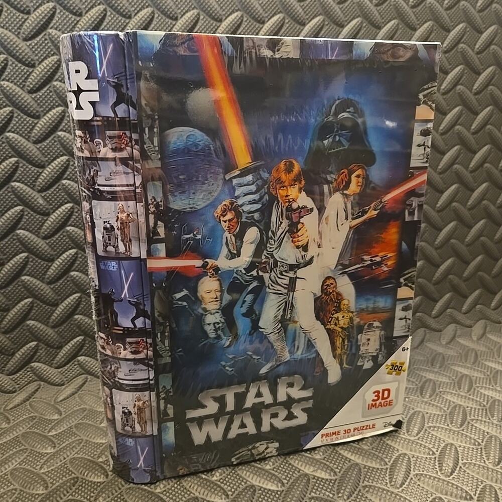 Star Wars 3D Lenticular Puzzle in Tin Case – 300 Pieces – Sealed